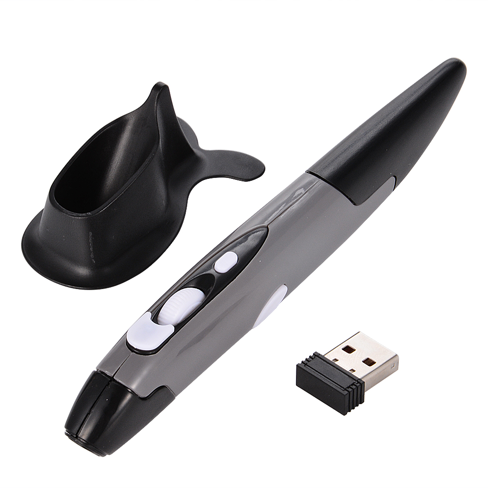 2.4GHz Optical USB Wireless Pen Mouse For PC Drawing Teaching Design