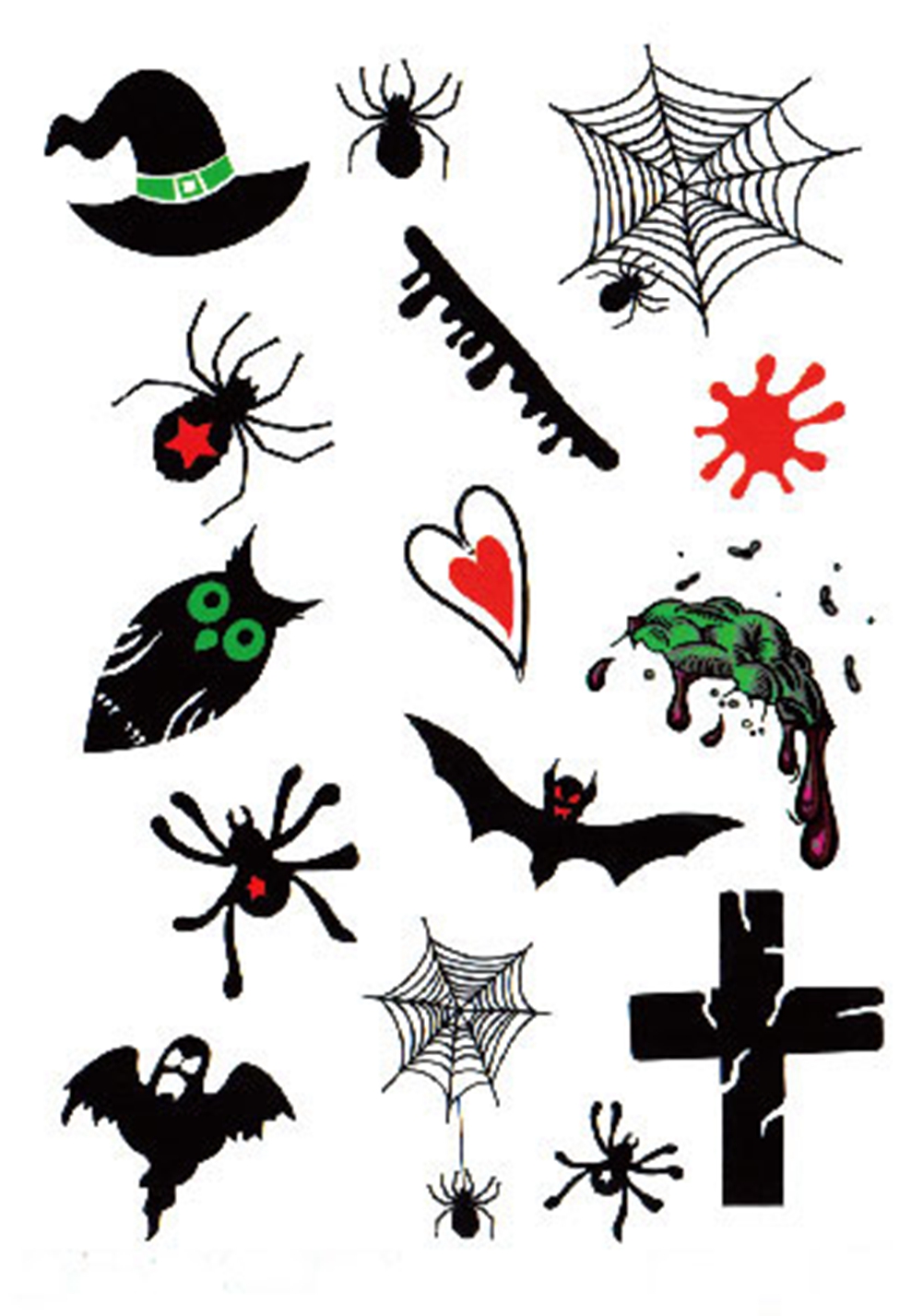 Waterproof Adult Children Small Temporary Tattoo Stickers Cute Cartoon