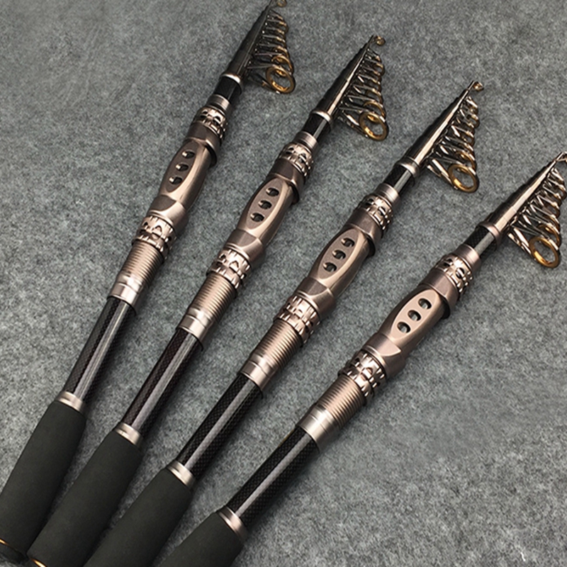 Telescopic Fishing Rod Saltwater Spinning Fishing Rods Poles